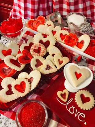Stained glass cookies